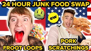 A Brit & An American Swap Junk Foods For 24 Hours