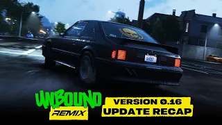 NFS Unbound Remix 0.16 - MOD Update Trailer