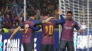 PES 2019   Barcelona Vs PSG   Realistic Broadcast Camera Camp Nou   UEFA CHAMPIONS LEAGUE 720p