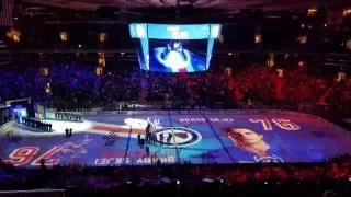 New York Rangers opening night intro 2016