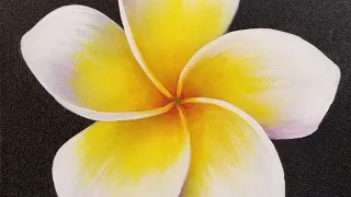 Plumeria Flower Acrylic Painting LIVE Tutorial