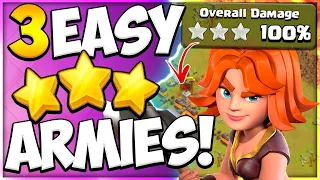 3 Easy TH10 Clan War Attack Strategies for Common Bases! | Best 3Star Army for War in Clash of Clans