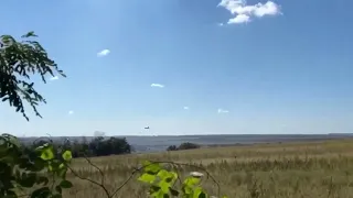 Ukraine shoot Russian Su-25 fighter jet outof the sky with Anti-Aircraft Defence System