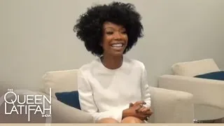 Web Exclusive: Brandy Fan Questions Interview Backstage at The Queen Latifah Show