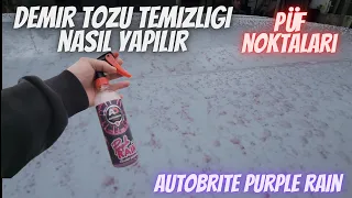 Demir Tozu Temizliği Nasıl Yapılır ? Ford Courier Çıkan Demir Tozu İnanılmaz /Auto Brite Purple Rain