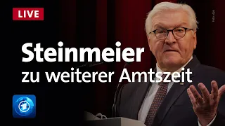 Steinmeier strebt zweite Amtszeit als Bundespräsident an