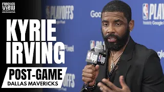 Kyrie Irving Recaps Dallas Mavs GM1 Loss vs. OKC Thunder, Impressions of Thunder & Facing Shai