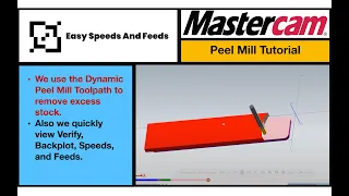 Dynamic Peel mill - MASTERCAM 2020