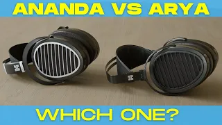 HiFiMAN ANANDA vs ARYA Planar Magnetic Headphone Comparison Review - which one to choose?