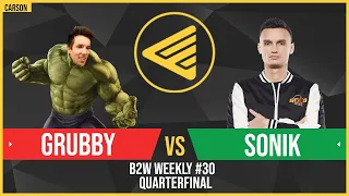 WC3 - B2W Weekly Cup #30 - Quarterfinal: [ORC] Grubby vs. Sonik [NE]