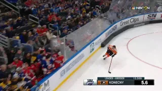 Travis Konecny In The Fastest Skater Competition