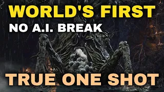 Dark Souls 3 - Curse-Rotted Greatwood - World's First TRUE ONE SHOT Without A.I. Break