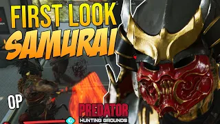 BloodThirstyLord FIRST LOOK at SAMURAI PREDATOR! in Predator Hunting Grounds "KATANA OVERPOWERED!!"