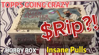 TOPPS ALLEN & GINTER 2023 HOBBY BOX - UNBOXING AUTOS/RELICS/RIP-CARDS AND MORE