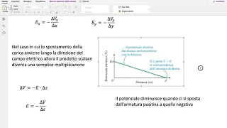 Relazione tra potenziale e campo elettrico (uniforme)