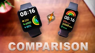 Redmi Watch 2 Lite VS Redmi Smart Band Pro Comparison - Like siblings yet Different 🔥