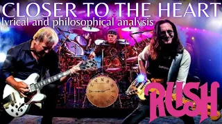 RUSH Closer to the Heart Lyrics - reaction, meaning & philosophy behind the song - Farewell to Kings