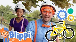 Spoke Bicycle Café | Learn About Bikes! Educational Videos for Kids | Blippi and Meekah Kids TV