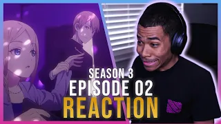 SPICY KARAOKE DATE 🎶😬 | Kaguya-sama: Love Is War Season 3 Episode 2 REACTION