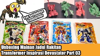 Unboxing Mainan Jadul  Model Kit Transformer Devastator yah setidaknya satu tema lah Part 3