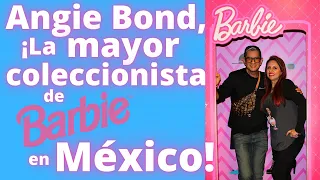 Angie Bond, la mayor coleccionista de Barbie en México en la exposición de la Torre Latinoamericana