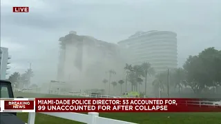 99 people remain unaccounted for following Surfside building collapse