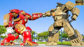 Transformers: Rise Of Zombies - Hulkbuster vs Tank Robot | Paramount Pictures [HD]