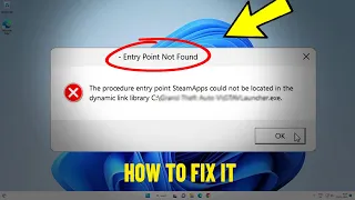 Résoudre point d'entrée introuvable en Windows 11/10/8/7 | Fix Entry Point Not Found ✔️