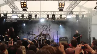 Carach Angren - When Crows Tick on Windows(Short Live)@Brutal Assault 2015