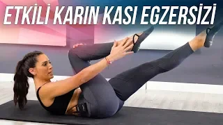 6 Dakikalık Etkili Karın Kası Egzersizi