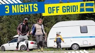 3 Nights Wild Camping in Sweden with Caravan | Schweden mit wohnwagen | Vildmarksvägen