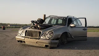 Trainbenz on track... Another test of Mercedes W210 6.2 Diesel