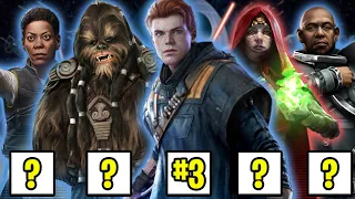 Ranking ALL Jedi Knight Cal Kestis Requirements from BEST to WORST - Cal, Cere, Merrin, Saw, Tarrful