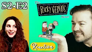 American Reacts -THE RICKY GERVAIS SHOW - S2 E2 Doppleganger