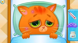 Котик Bubbu #8 – игровой мультик для детей, ухаживаем за котиком! My Virtual cat Bob Bubbu