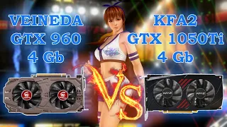 Видеокарты GTX 960 4 Gb и GTX 1050 Ti 4 Gb - сравнение и тесты в играх