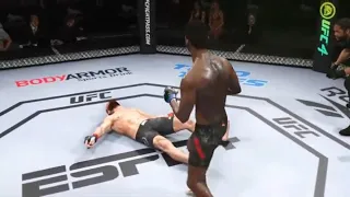 Israel Adesanya vs Jan Blachowicz full fight (UFC 4)