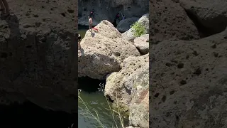 Rock pool in the century lake /Malibu creek