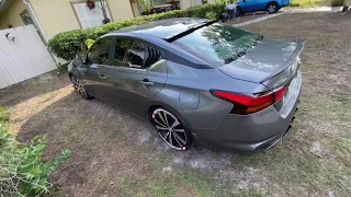 2019, 2020, 2021 Nissan Altima Mods, wing, spoilers, louvers, diffuser and more