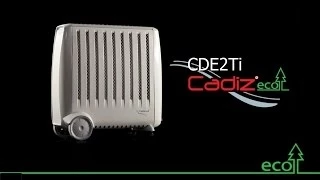 Dimplex Cadiz Eco Oil Free Electric Radiator with Timer - 2kW CDE2Ti