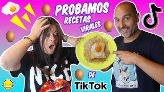 🍳 PROBANDO LIFE HACKS VIRALES DE TIK TOK 🥚 (Comida Viral ) Jordi y Bego Momentos Divertidos