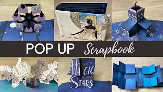 Pop Up Scrapbook 🌸 Moon Flower | Best Pop-Pop Ideas | DIY Interactive Photo Album 3D