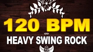 120 BPM - Heavy Rock Swing - 4/4 Drum Track - Metronome - Drum Beat