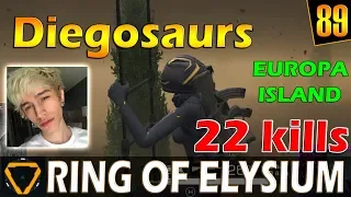 Diegosaurs | 22 kills | ROE (Ring of Elysium) | G89