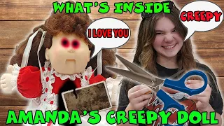 What's Inside Amanda The Adventurer's Creepy Doll? Is She Controlling Her? How Is She Talking??