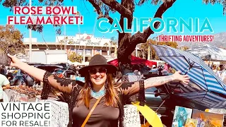 IS THE ROSE BOWL FLEA WHAT IT USED TO BE? | Thrift With Me At The Rose Bowl Flea | Thrift For Resale
