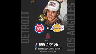 Pistons vs Lakers 1989 NBA Finals Game 4 highlights (6/13/89)
