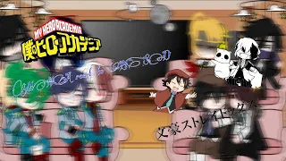 My hero academia react to Bungo stray dogs~