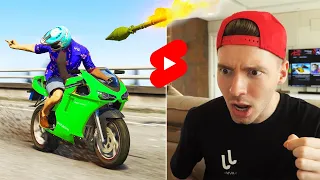 Assistindo a maior MITADA de moto DO GTA!