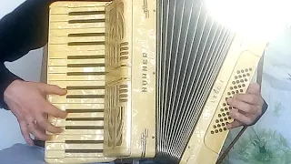 Немецкий трофейный аккордеон «Hohner Verdi 1»